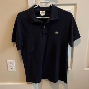 Lacoste Polo Navy Blue Vintage Size 4 US M